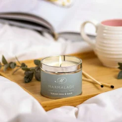 Tuscan Lime & Basil 210G Tin Soy Candle><noscript><img width=