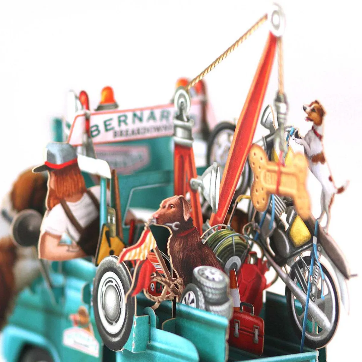 'Bernard's Breakdowns' 3D Greetings Card>Me & McQ Store