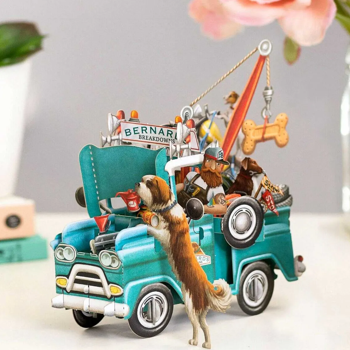 'Bernard's Breakdowns' 3D Greetings Card>Me & McQ Store