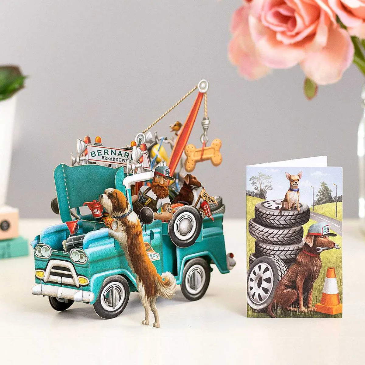 'Bernard's Breakdowns' 3D Greetings Card>Me & McQ Store