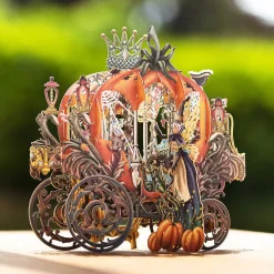 'Cinderella's Carriage' 3D Greetings Card><noscript><img width=