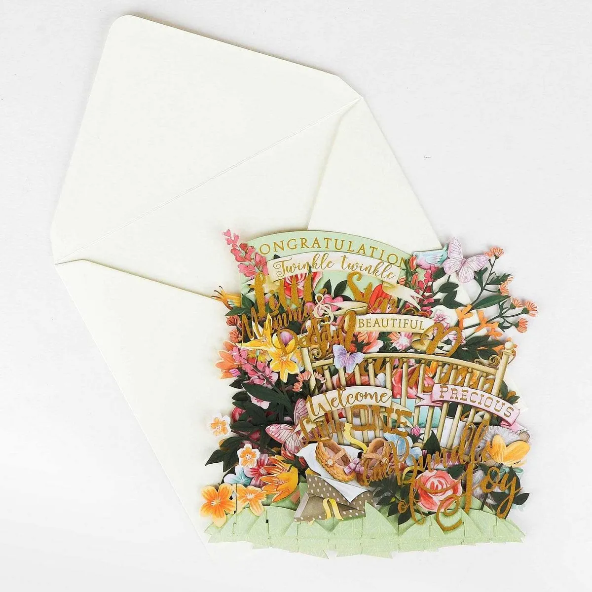 "Congratulations" 3D New Baby Card>Me & McQ Fashion