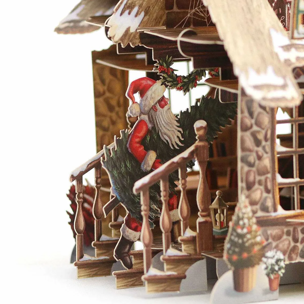 Cosy Cottage 3D Christmas Card>Me & McQ Cheap