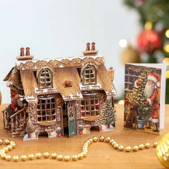 Cosy Cottage 3D Christmas Card>Me & McQ Cheap