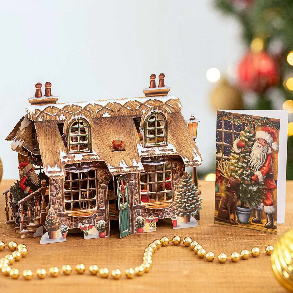 Cosy Cottage 3D Christmas Card>Me & McQ Cheap