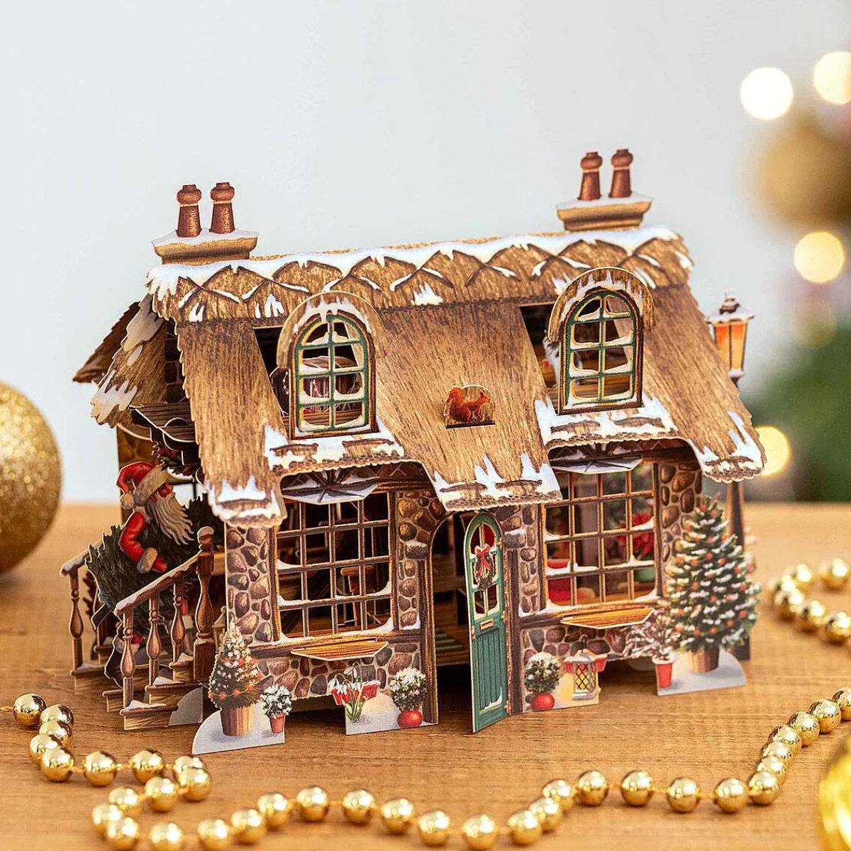 Cosy Cottage 3D Christmas Card>Me & McQ Cheap