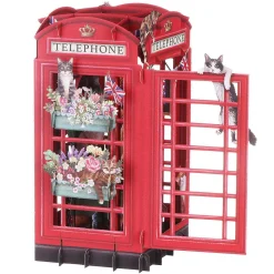 Dog & Bone 3D Greetings Card><noscript><img width=