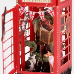 Dog & Bone 3D Greetings Card><noscript><img width=