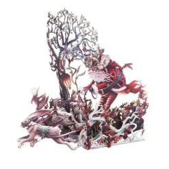 Hare Racing 3D Christmas Card><noscript><img width=