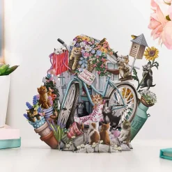 "Kittens" 3D Birthday Card>Me & McQ Clearance