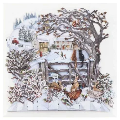 'Let It Snow' 3D Greetings Card>Me & McQ Clearance