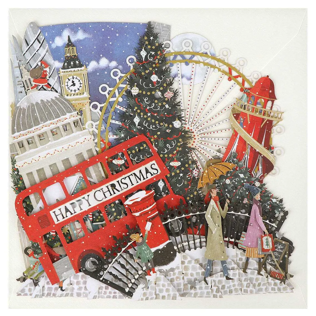 London 3D Christmas Card>Me & McQ Outlet