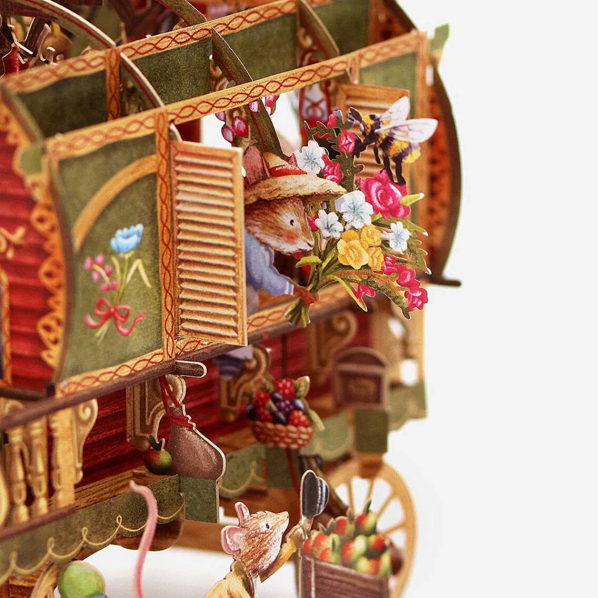 Mouse Caravan 3D Greetings Card>Me & McQ Outlet