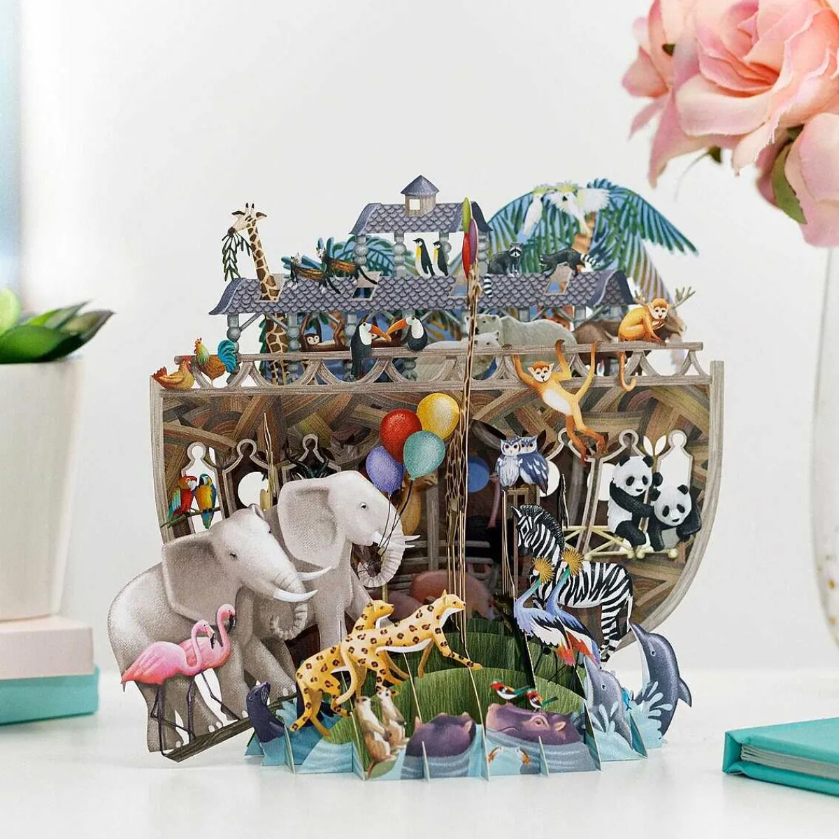 "Noah's Ark" 3D Greetings Card>Me & McQ Best