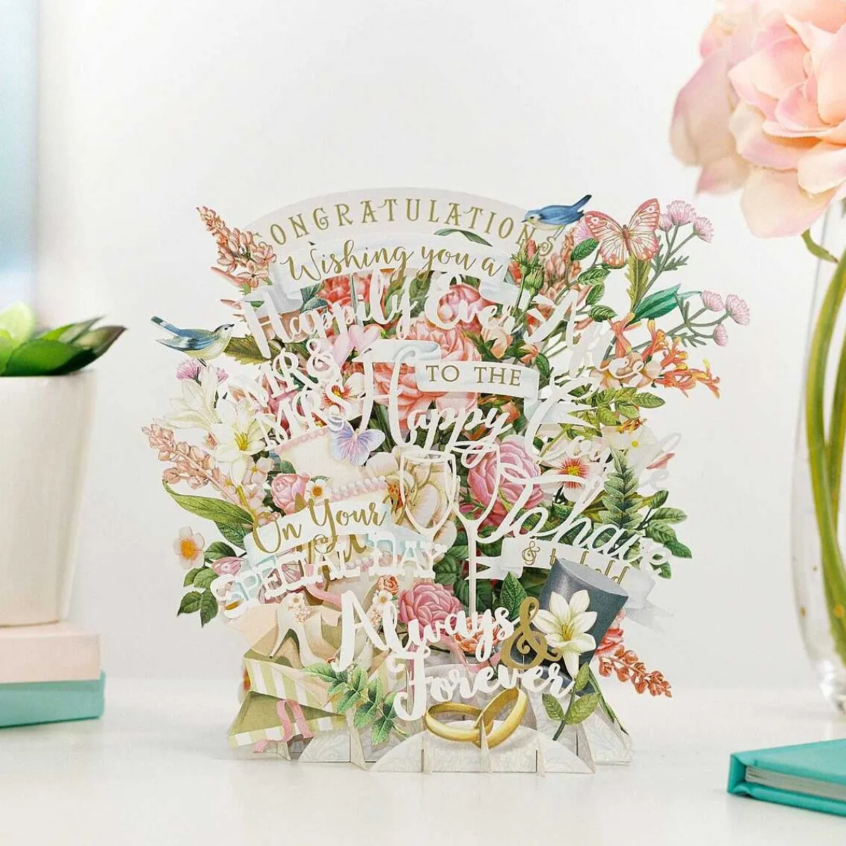 "On Your Wedding Day" 3D Wedding Card>Me & McQ Best