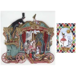 'Puppet Theatre' 3D Greetings Card>Me & McQ Fashion