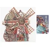 Santa's Windmill 3D Christmas Card>Me & McQ Clearance