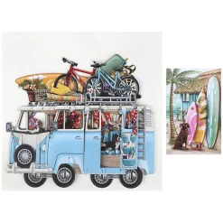 'The Camper Van' 3D Greetings Card>Me & McQ Best
