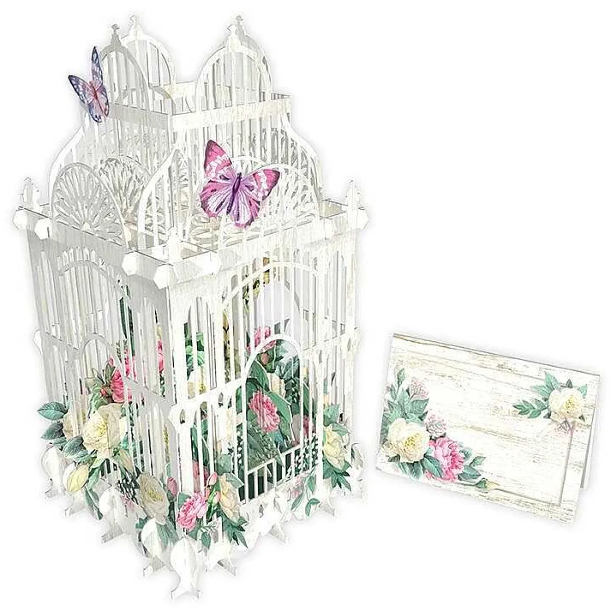"The Flower Cage" 3D Greetings Card>Me & McQ Fashion