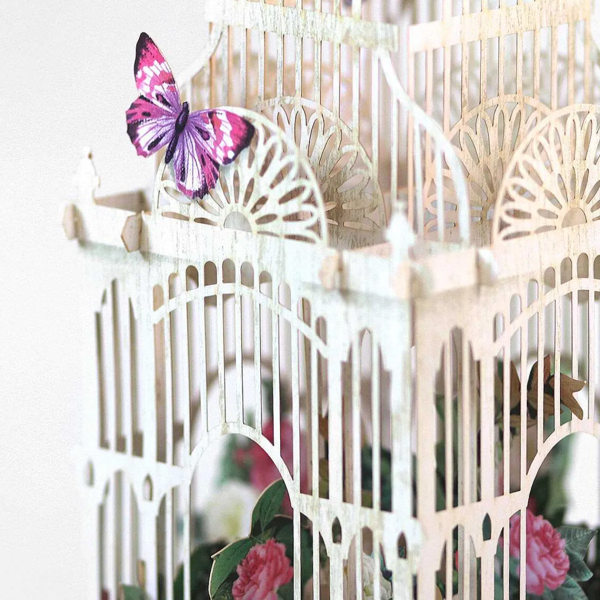 "The Flower Cage" 3D Greetings Card>Me & McQ Fashion