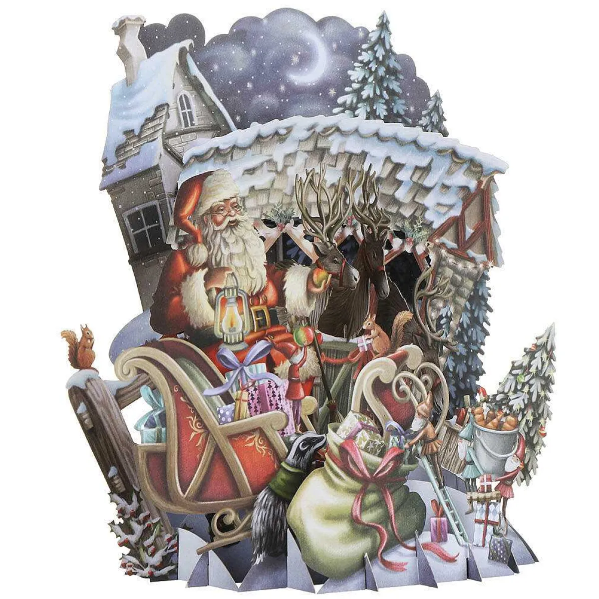 The North Pole 3D Christmas Card>Me & McQ Best