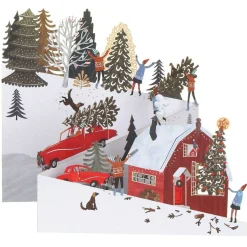 The Tree Zig Zag 3D Christmas Card>Me & McQ Store