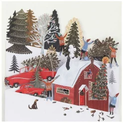 The Tree Zig Zag 3D Christmas Card><noscript><img width=