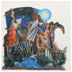 Three Kings 3D Christmas Card><noscript><img width=