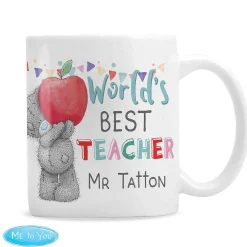 Personalised World's Best Teacher Mug>Me To You Hot