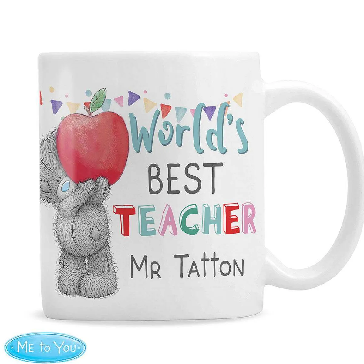 Personalised World's Best Teacher Mug>Me To You Hot