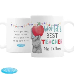 Personalised World's Best Teacher Mug>Me To You Hot