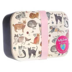 Curious Cats Bamboo Lunch Box>Milly Green Flash Sale