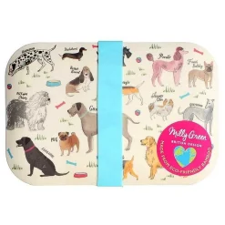 Debonair Dogs Bamboo Lunch Box>Milly Green Best