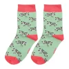 Mint Zebra Girls Bamboo Socks>Miss Sparrow Cheap