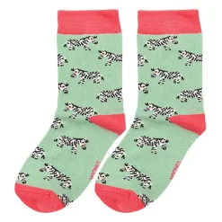 Mint Zebra Girls Bamboo Socks>Miss Sparrow Cheap