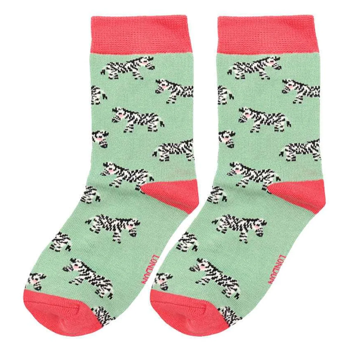 Mint Zebra Girls Bamboo Socks>Miss Sparrow Cheap