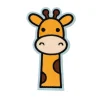 Moji Hudson Giraffe Birthday Card With Peel Off Patch>Temptation Gifts Best