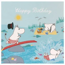 'Birthday Splash' Birthday Card>Moomin Best