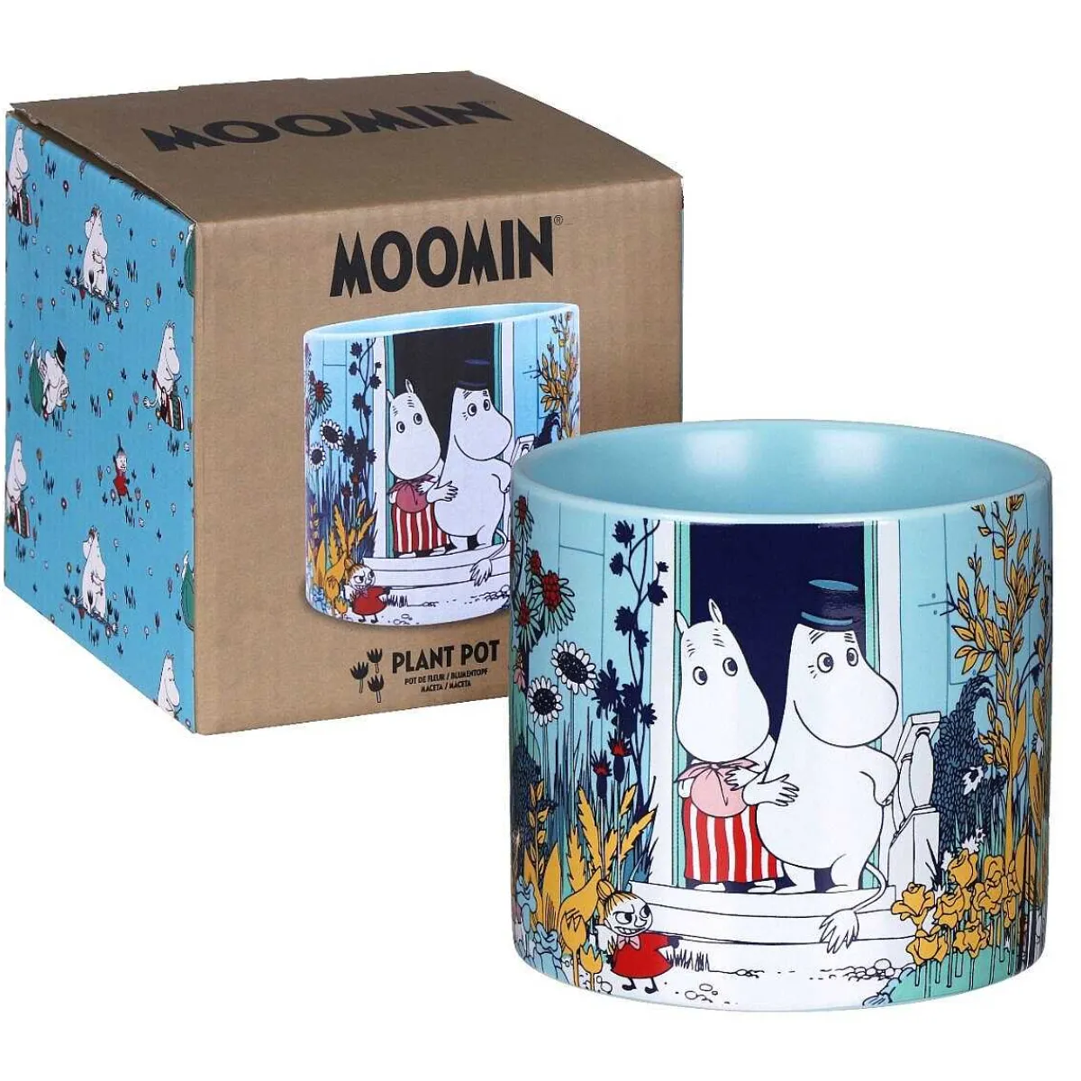 'Doorstep' 10Cm Plant Pot>Moomin Outlet