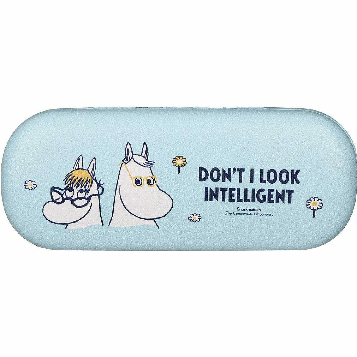 Blue 'Don'T I Look Intelligent' Glasses Case>Moomin Flash Sale