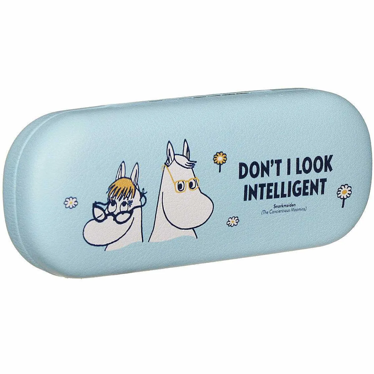 Blue 'Don'T I Look Intelligent' Glasses Case>Moomin Flash Sale