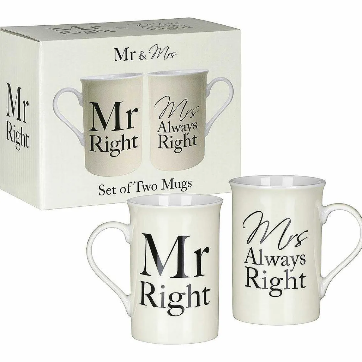Mr & Mrs Right And Always Right Mugs>Temptation Gifts Sale