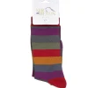 Dark Thick Stripe Men's Bamboo Socks>Mr Heron Discount