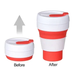 Mybento Coral Collapsible Travel Cup>Temptation Gifts Outlet