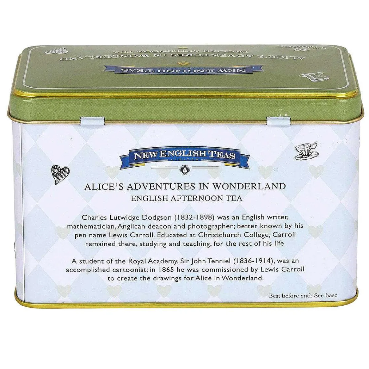 Alice In Wonderland Tea Tin With 40 English Breakfast Tea Bags>New English Teas Best Sale