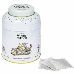Disney Winnie The Pooh Tea Caddy With 80 English Afternoon Tea Bags><noscript><img width=