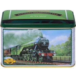Flying Scotsman Tea Tin With 40 English Breakfast Tea Bags><noscript><img width=