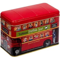 London Bus Tea Tin With 25 English Breakfast Tea Bags>New English Teas Online