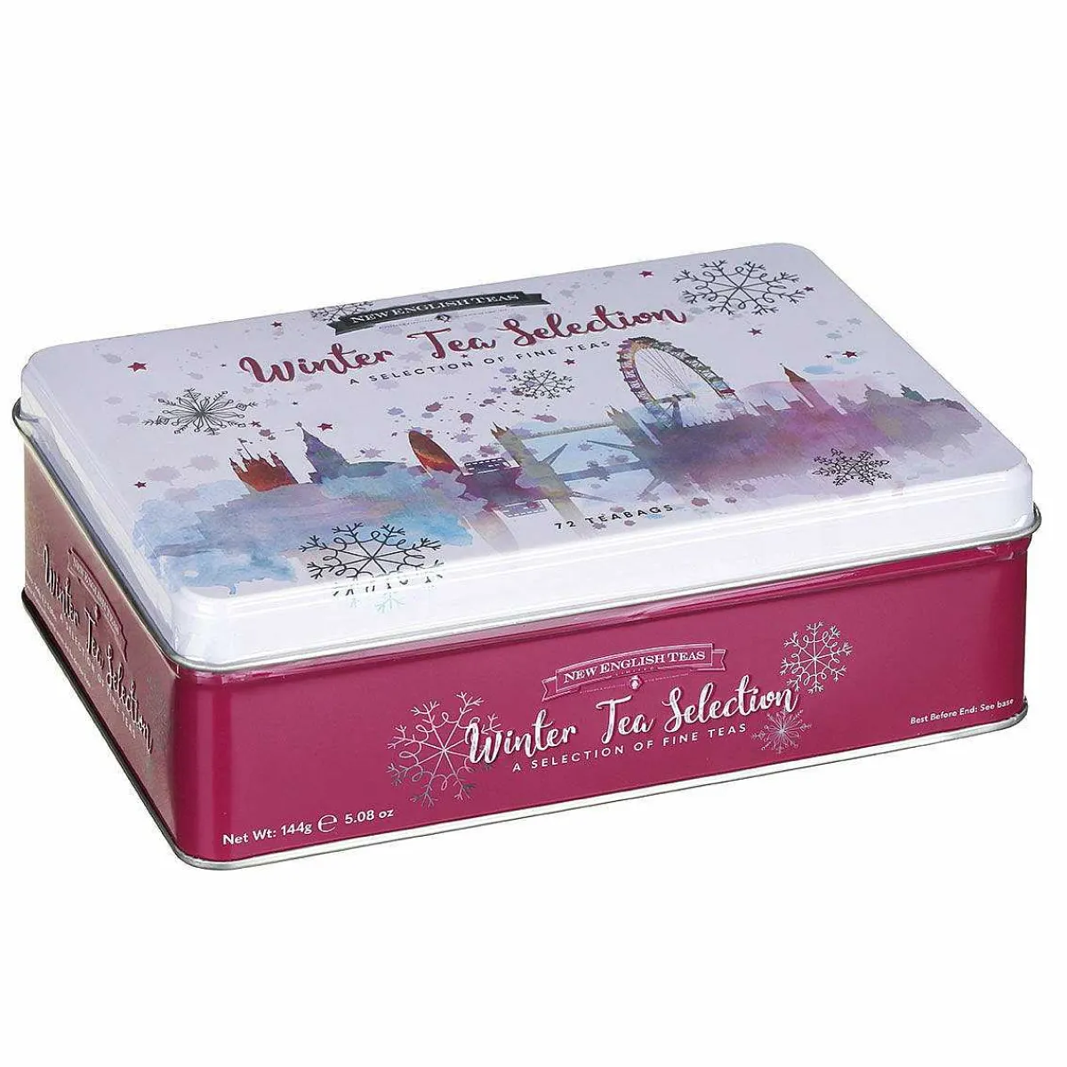 London In Winter Tin With 72 Tea Bag Selection>New English Teas Fashion