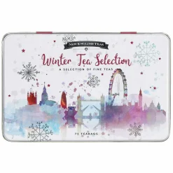 London In Winter Tin With 72 Tea Bag Selection>New English Teas Fashion
